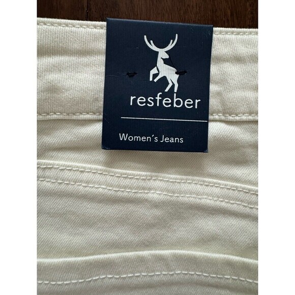Resfeber jeans Roma collection cream skinny  jeans size 16 - Picture 15 of 15